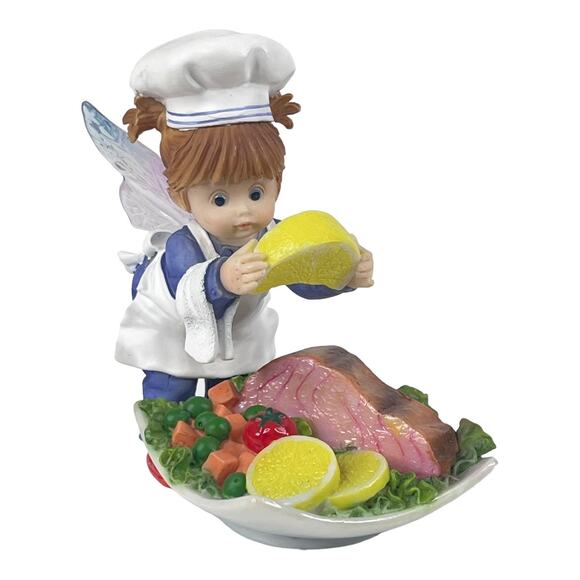 My Little Kitchen Fairies SAVOURY SEAFOOD FAIRIE Savory  My Little Kitchen Fairies SAVOURY SEAFOOD FAIRIE Savory Fairy Figure Lemon Sushi